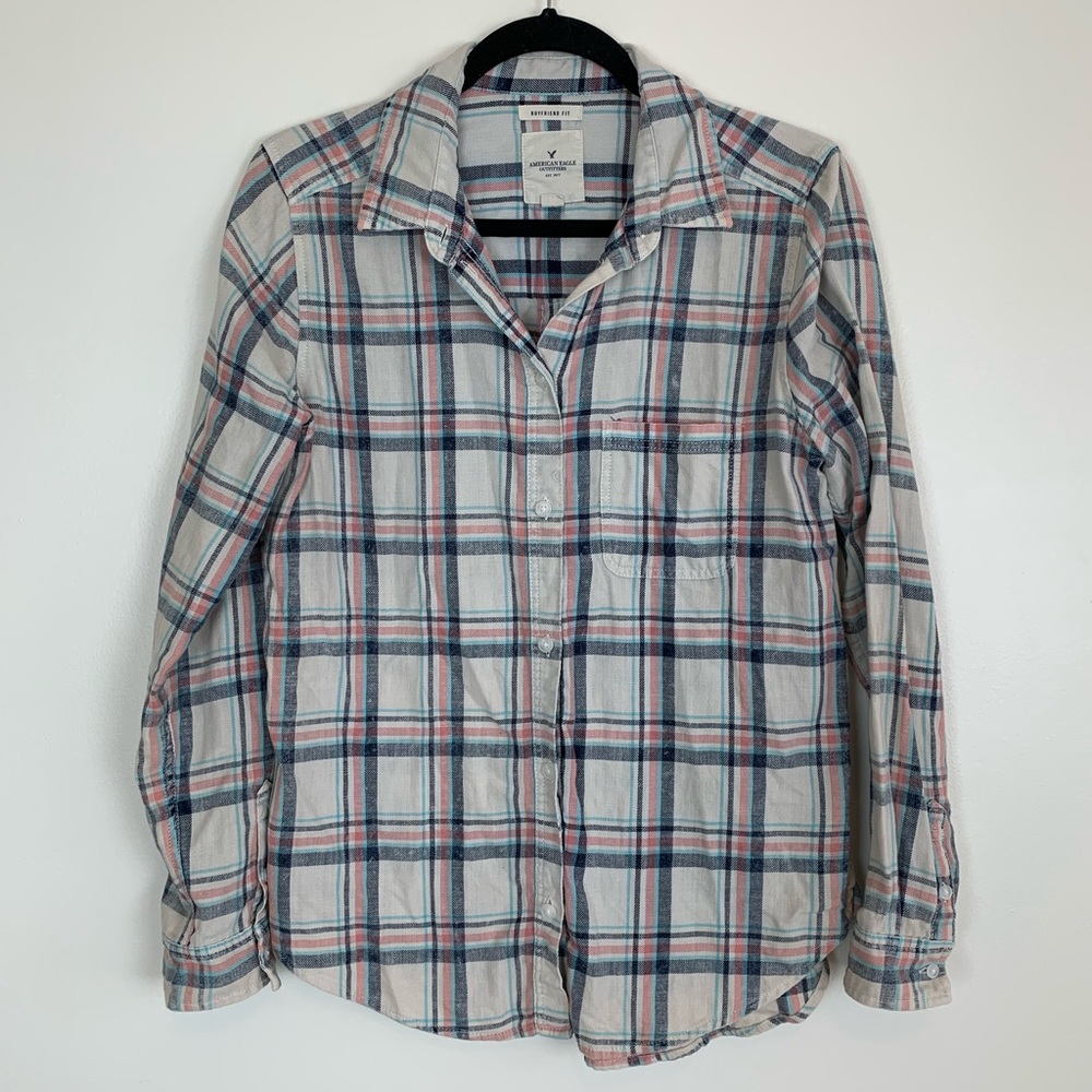 American Eagle Boyfriend Button-Down Shirt
